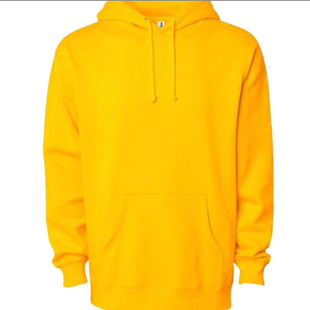 Heavyweight Hooded Drawstring Pullover Sweatshirt